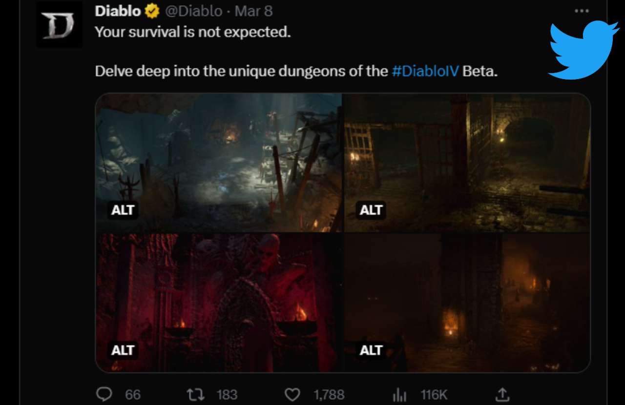 Diablo IV dungeon twitter newsvideogame 20230313