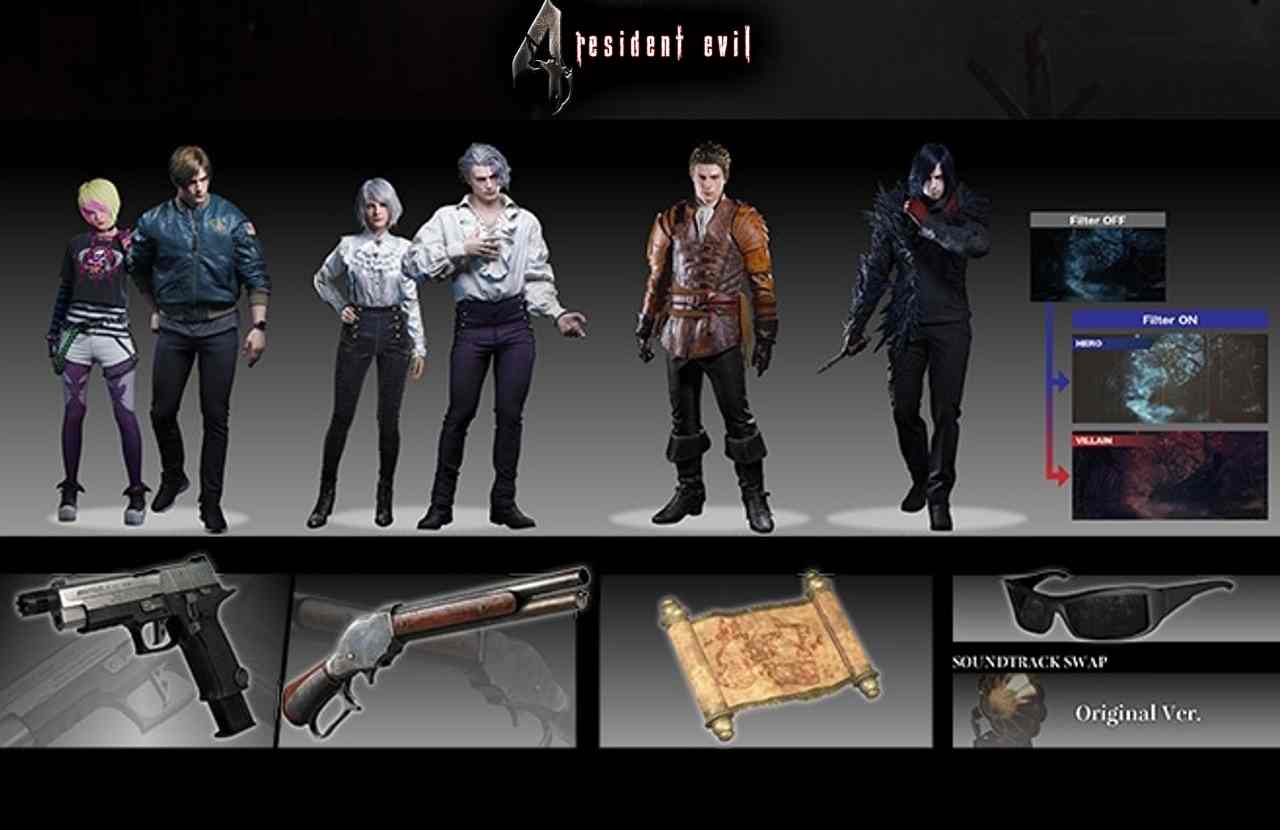 RE 4 skins contenuti Deluxe Edition newsvideogame 20230316