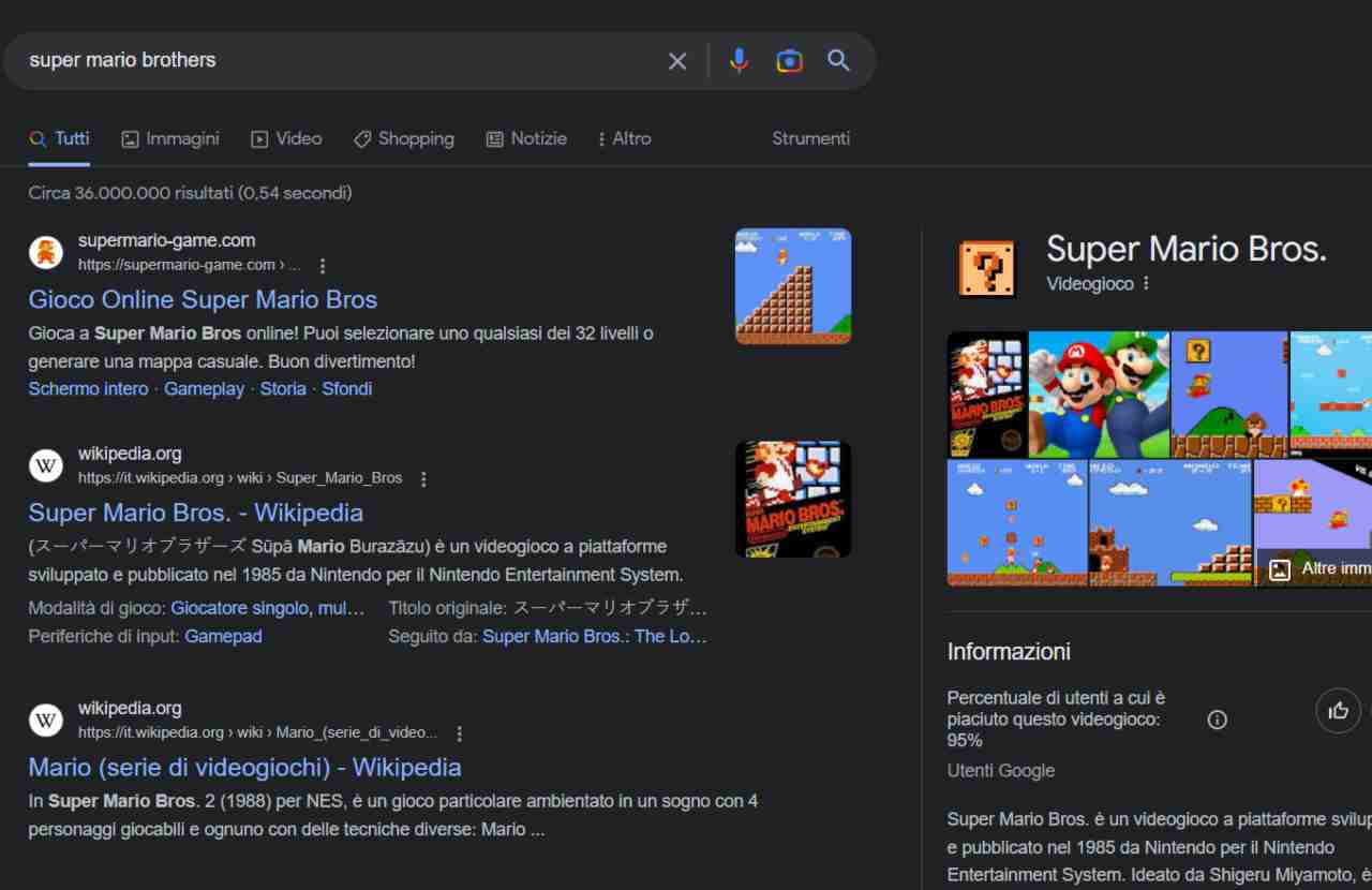 Super Mario Easter Egg Google newsvideogame 20230321