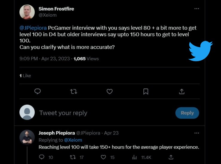 Diablo IV Joseph Piepiora tweet newsvideogame 20230426