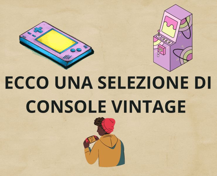  selezione di console vintage newsvideogame