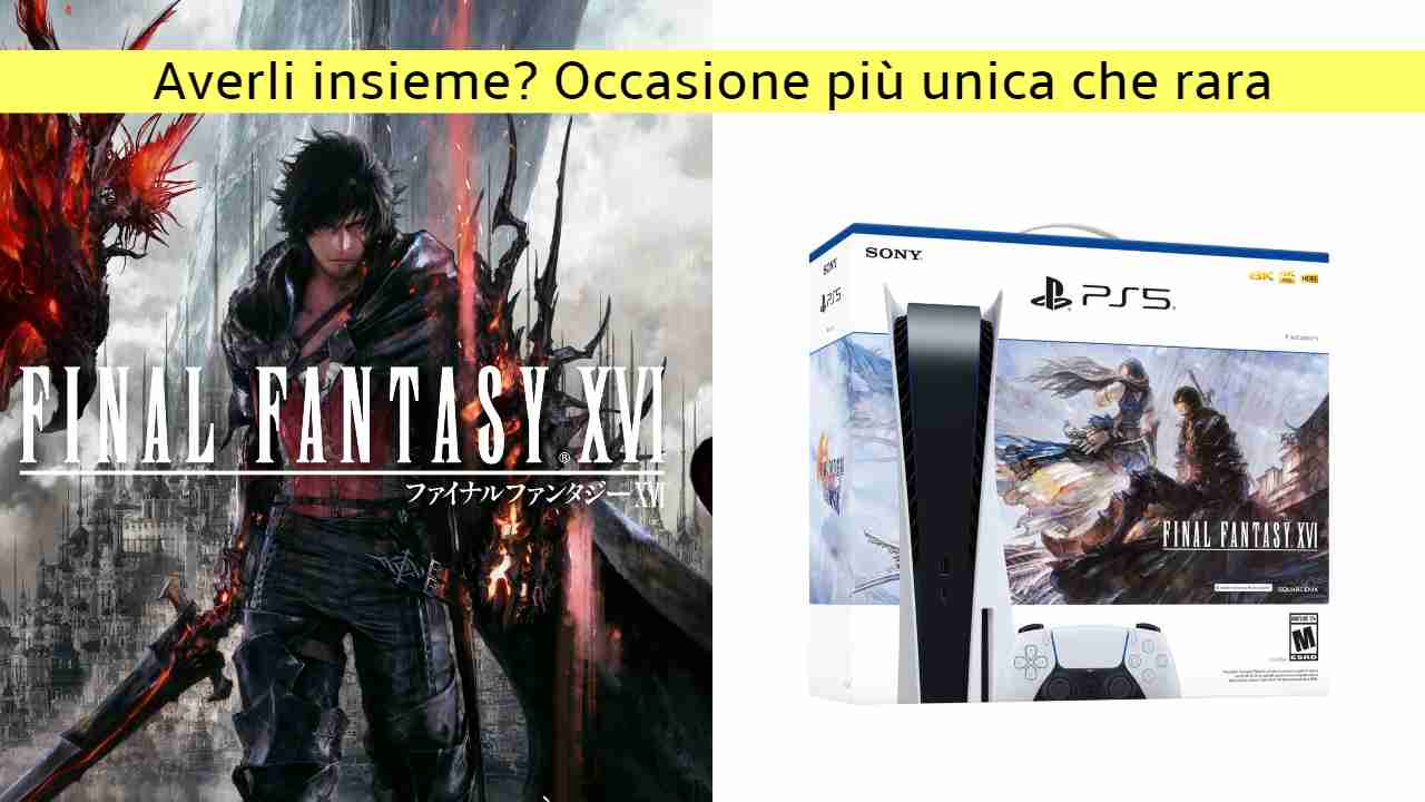 Final Fantasy XVI PlayStation 5 bundle Amazon newsvideogame 20230511
