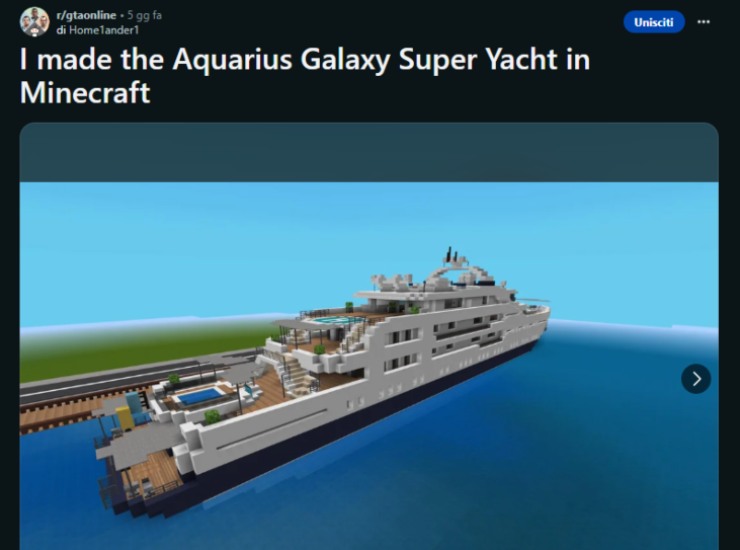 Yacht Minecraft newsvideogame 20230528